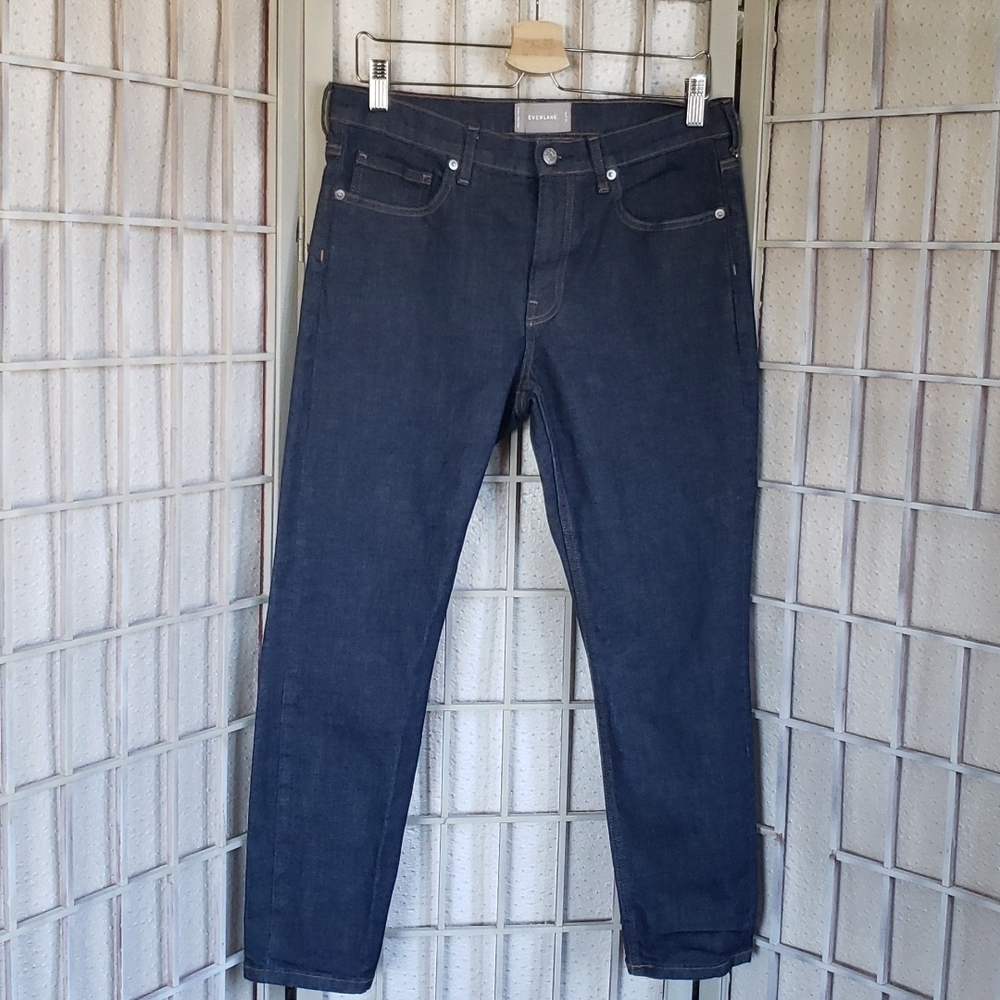 Everlane dark wash slim fit crop womens jeans size 30